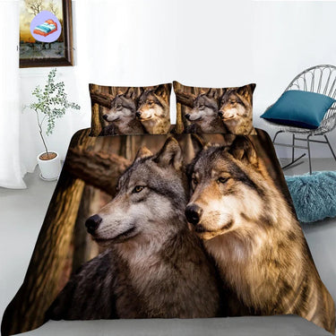 Dekbedovertrek Wolf Lovers